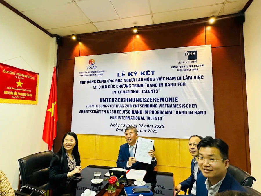 VIỆC LÀM CHÂU ÂU UY TÍN – CƠ HỘI THAY ĐỔI CUỘC ĐỜI VỚI THU NHẬP 30 – 50 TRIỆU/THÁNG 7 le ky ket hop tac xuc tien co hoi viec lam chau au - xuat khau lao dong duc - bo lao dong thuong binh xa hoi