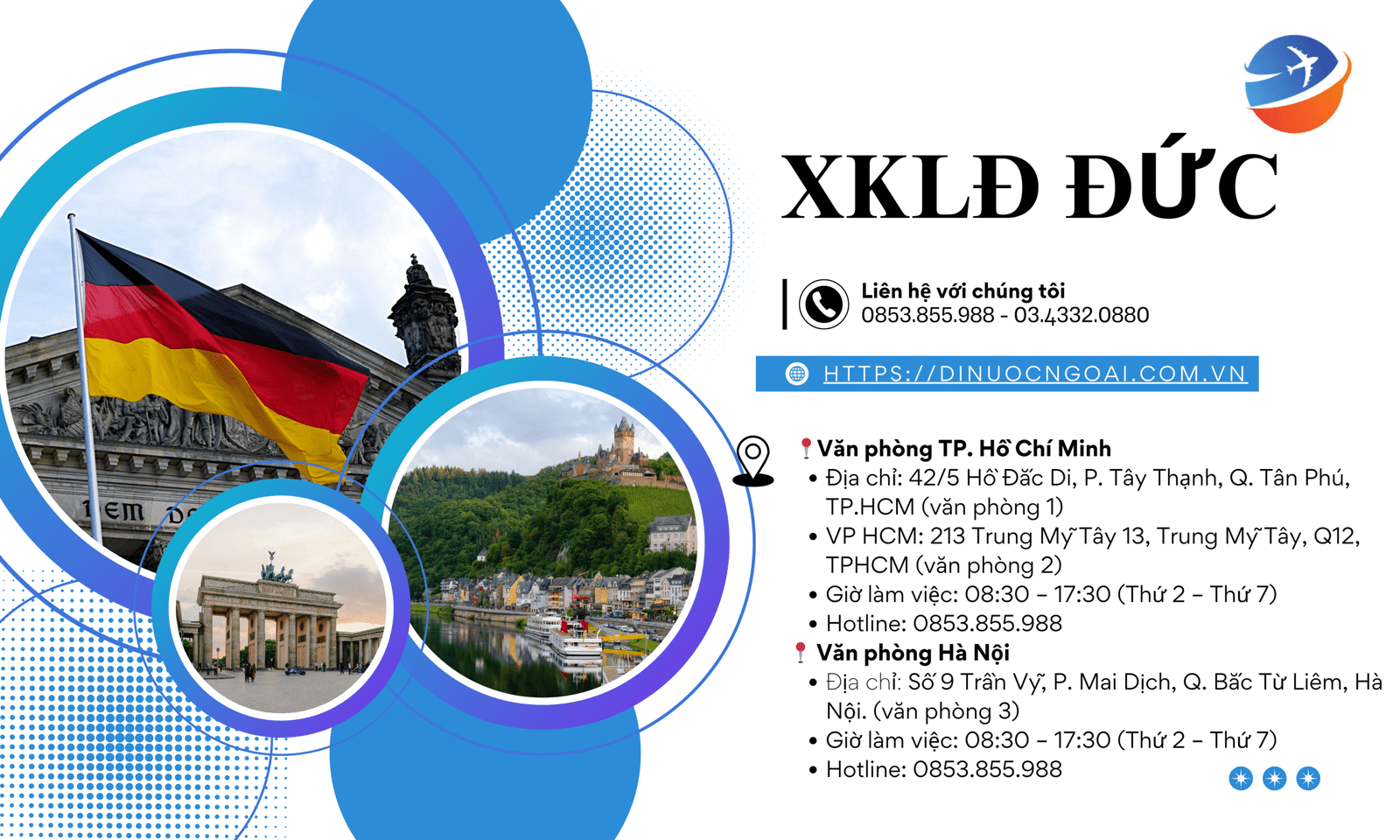 Xuất khẩu lao động Đức - Những sự thật buộc bạn phải biết! 12 Xuất khẩu lao động Đức 2025 - Cơ hội và thách thức