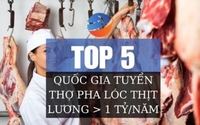 XKLĐ Pha Lóc Thịt 2025: Top 5 Quốc Gia Tuyển Thợ Pha Lóc Thịt (Lương >1 Tỷ) & Yêu Cầu Chứng Chỉ Bắt Buộc