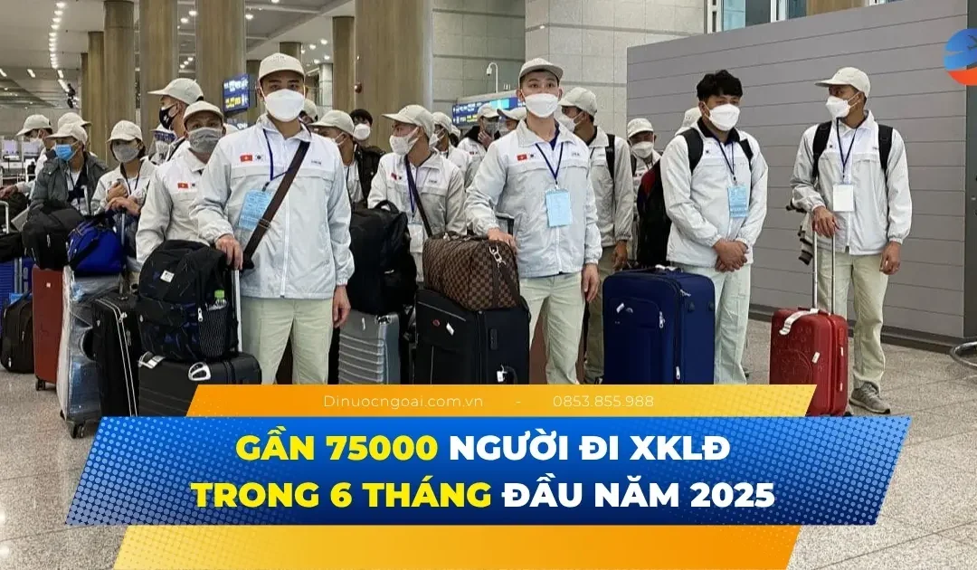 XKLĐ năm 2025: Gần 75.000 người đã đi trong 6 tháng