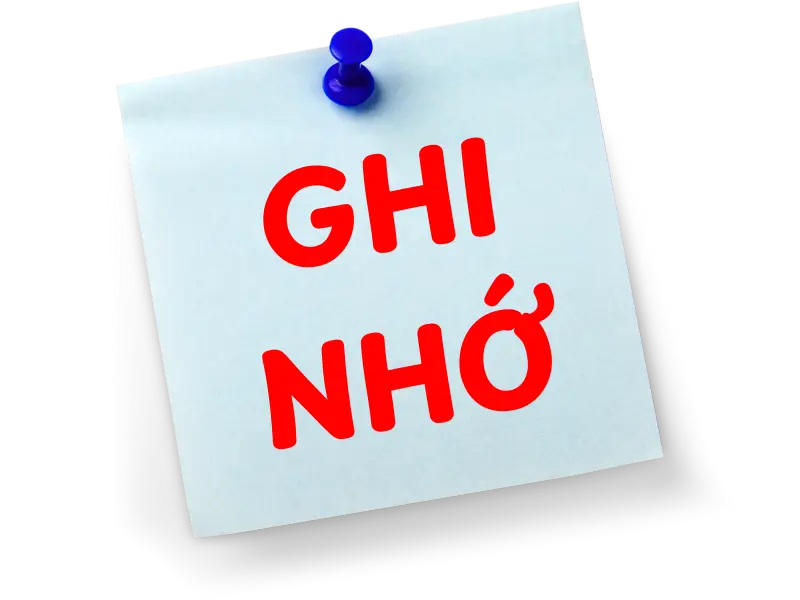 ghi nho điều cần ghi nhớ