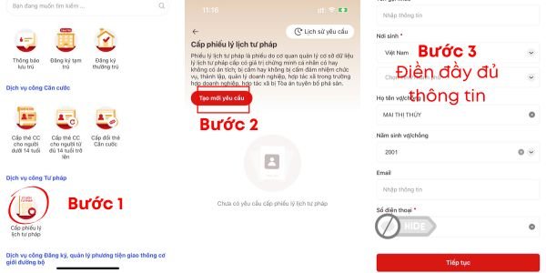 Hướng Dẫn Làm Lý Lịch Tư Pháp Số 2 Online (Trên VNeID) 2025: Rất Dễ Ai Cũng Làm Được lam ly lich tu phap so 2 online2 1