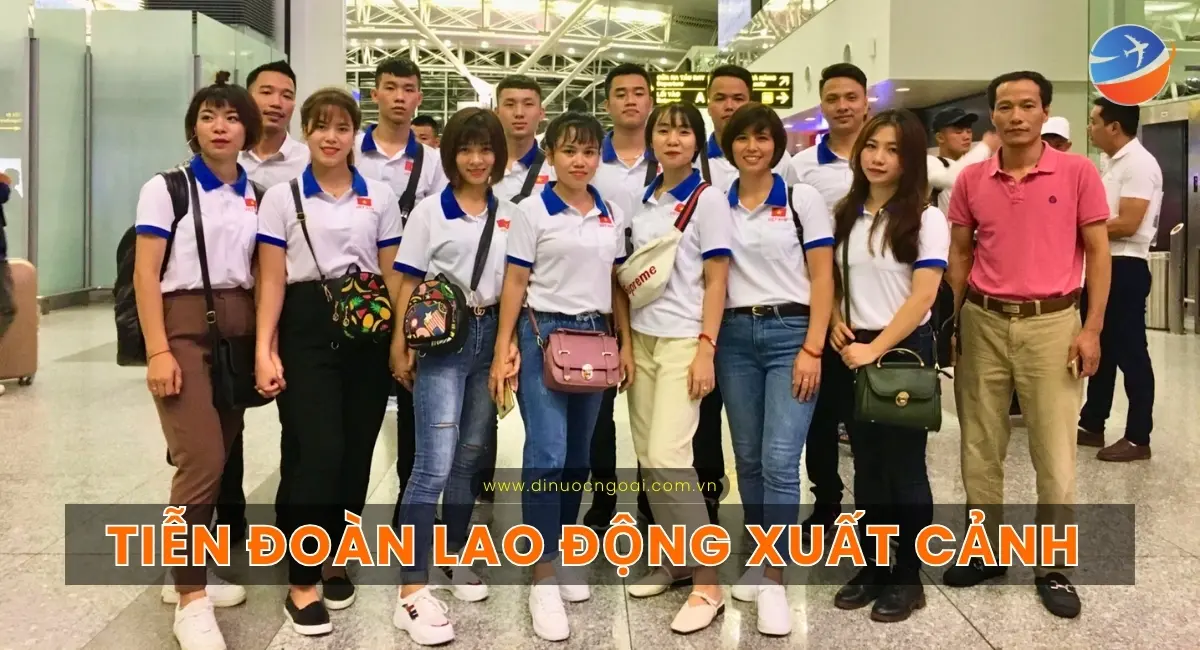 XKLĐ Nga uy tín lương cao bay nhanh phí rẻ 4 tiễn đoàn lao động xuất cảnh tại sân bay đi xklđ - công ty xklđ uy tín 1