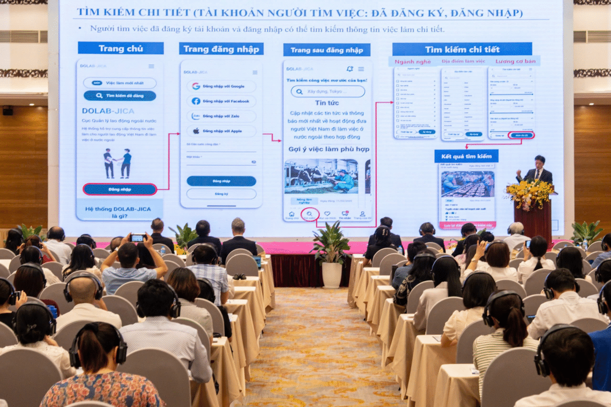 hướng dẫn sử dụng app Dolab-Jica để tìm việc làm nước ngoài