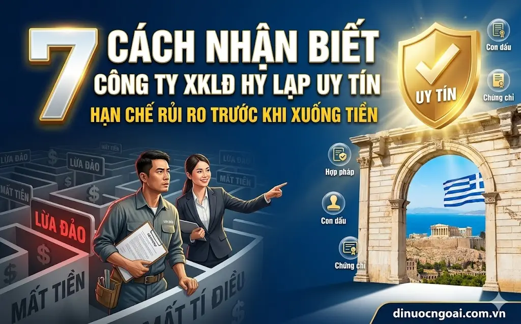7 Cách Nhận Biết Công Ty XKLĐ Hy Lạp Uy Tín Trước Khi Xuống Tiền