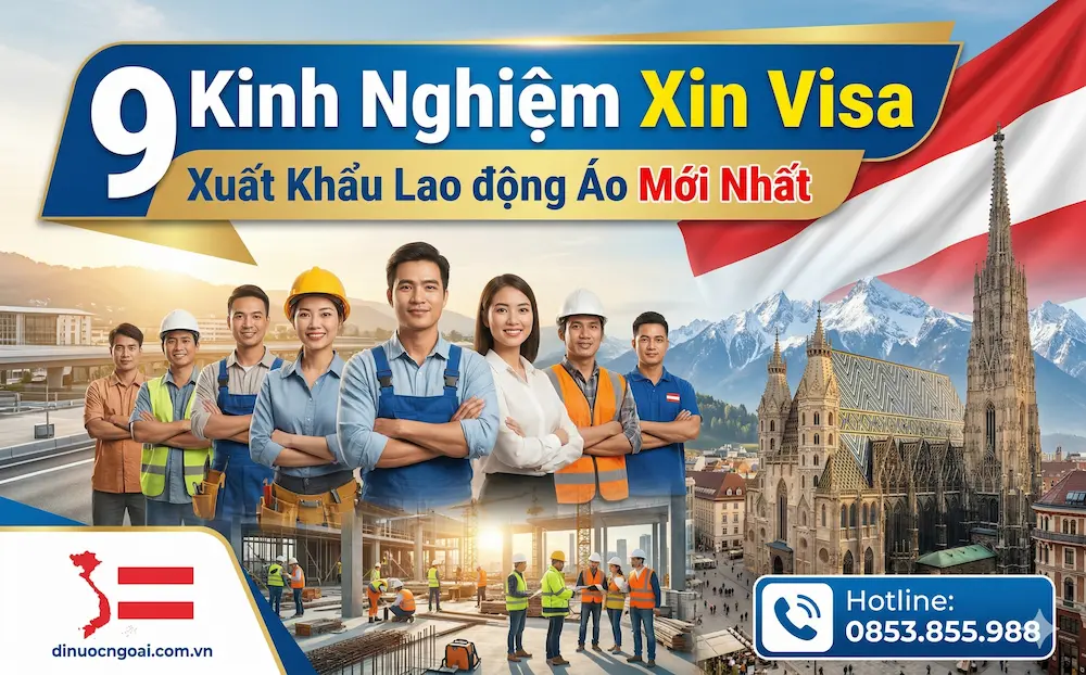 9 Kinh nghiệm xin visa xuất khẩu lao động Áo mới nhất