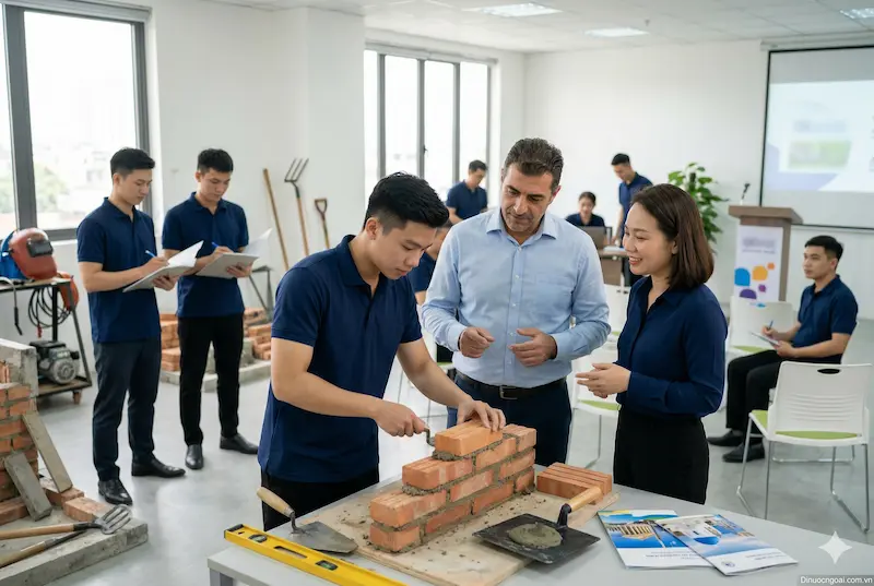 chu su dung hy lap truc tiep phong van va kiem tay tay nghe tho xay dung dang ky di lam viec tai hy lap