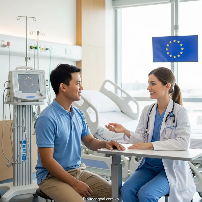 khi lam viec tai hy lap ban duoc huong che do cham soc y che hien dai chuan lien minh chau au