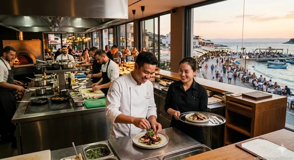 Cơ hội việc làm Albania ngành dịch vụ du lịch và xây dựng