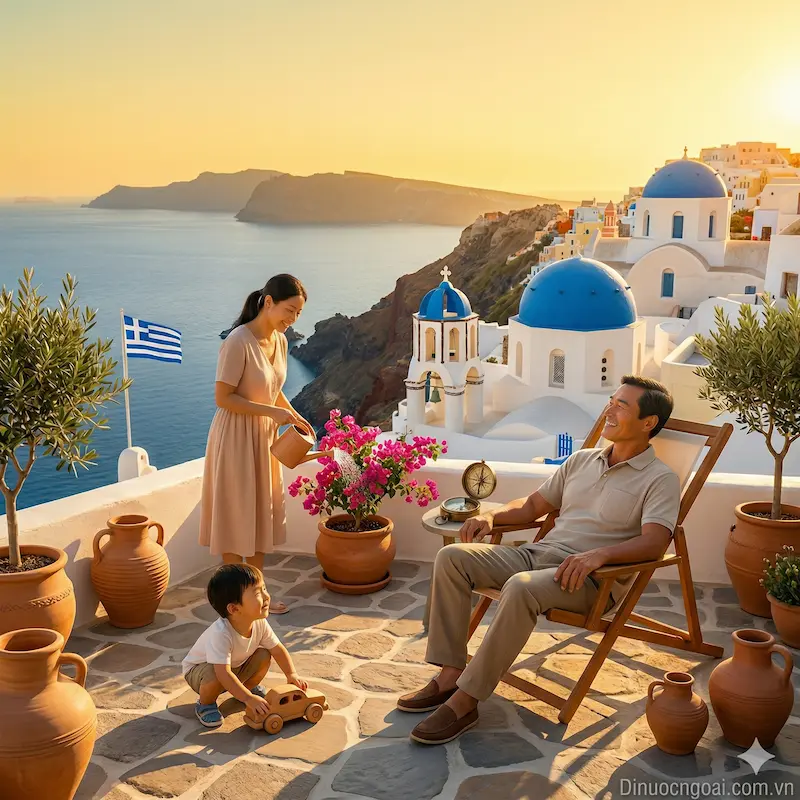 khi di xkld hy lap ban duoc huong khi hau dia trung hai vo cung tuyet voi