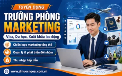 Tuyển Trưởng Phòng Marketing Công Ty Visa, Du Học, Xuất Khẩu Lao Động