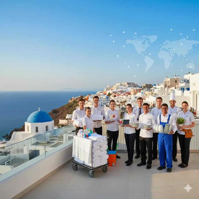 Đơn hàng XKLĐ Hy Lạp nào phù hợp nhất với bạn? 2 việc làm hy lạp thời vụ dành cho nhân viên nhà hàng khách sạn du lịch