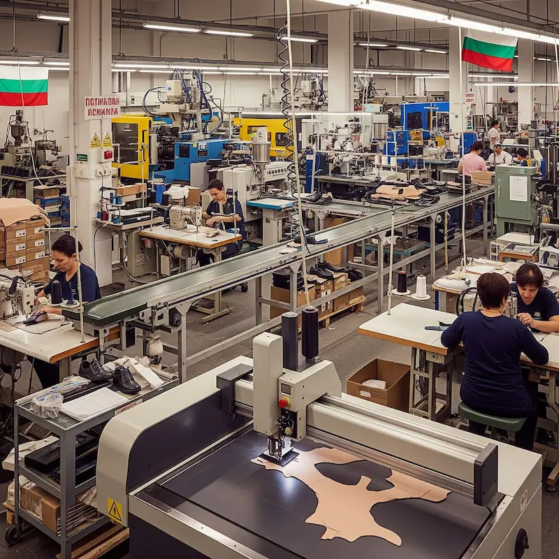 nhà máy xí nghiệp công nhân may giày dép làm việc tại bulgaria 2