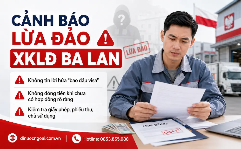 canh bao lua dao xuat khau lao dong ba lan xkld ba lan
