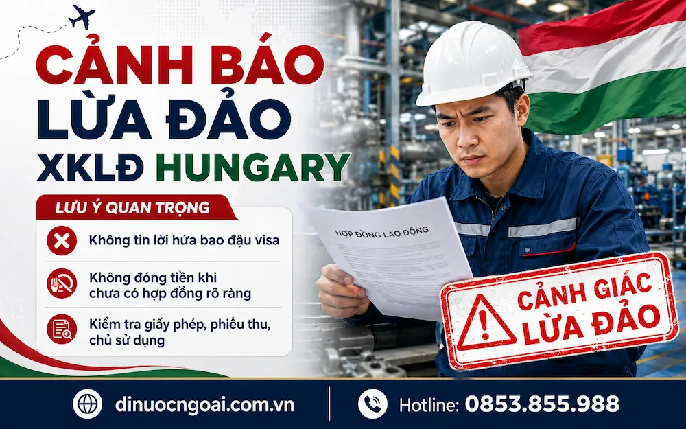 canh bao lua dao xuat khau lao dong hungary - xkld hungary