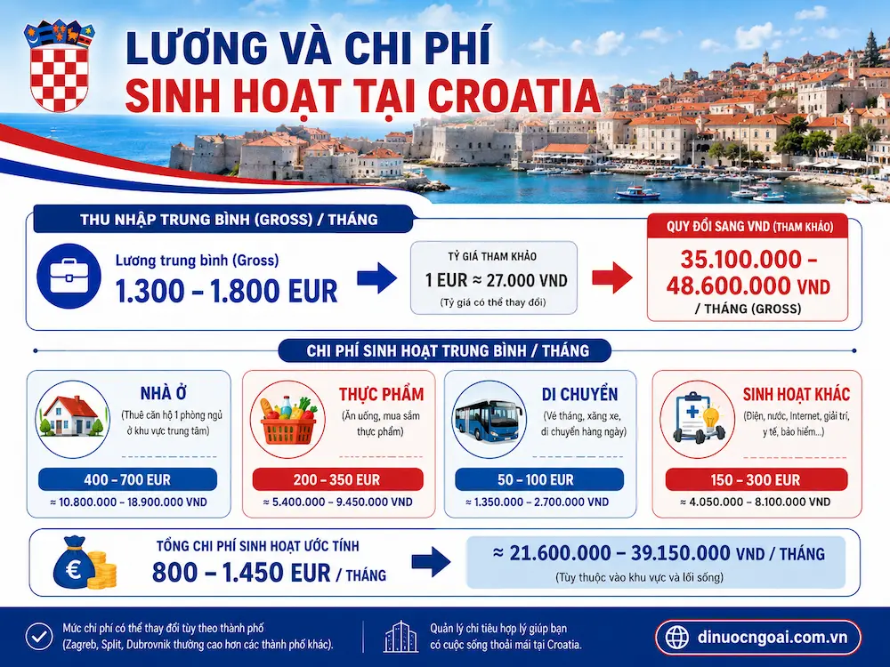 Tìm hiểu Xuất khẩu lao động Croatia từ A-Z: công việc, lương, điều kiện, chi phí và cách chọn công ty XKLĐ Croatia uy tín 10 luong va chi phi xuat khau lao dong croatia - xkld croatia