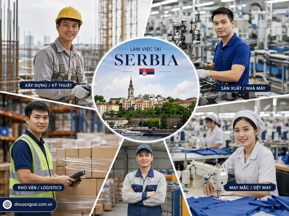 Xuất khẩu lao động Serbia từ A-Z: công việc, lương, điều kiện, chi phí và cách chọn công ty XKLĐ Serbia uy tín 6 nganh nghe viec lam xuat khau lao dong serbia - xkld serbia uy tin