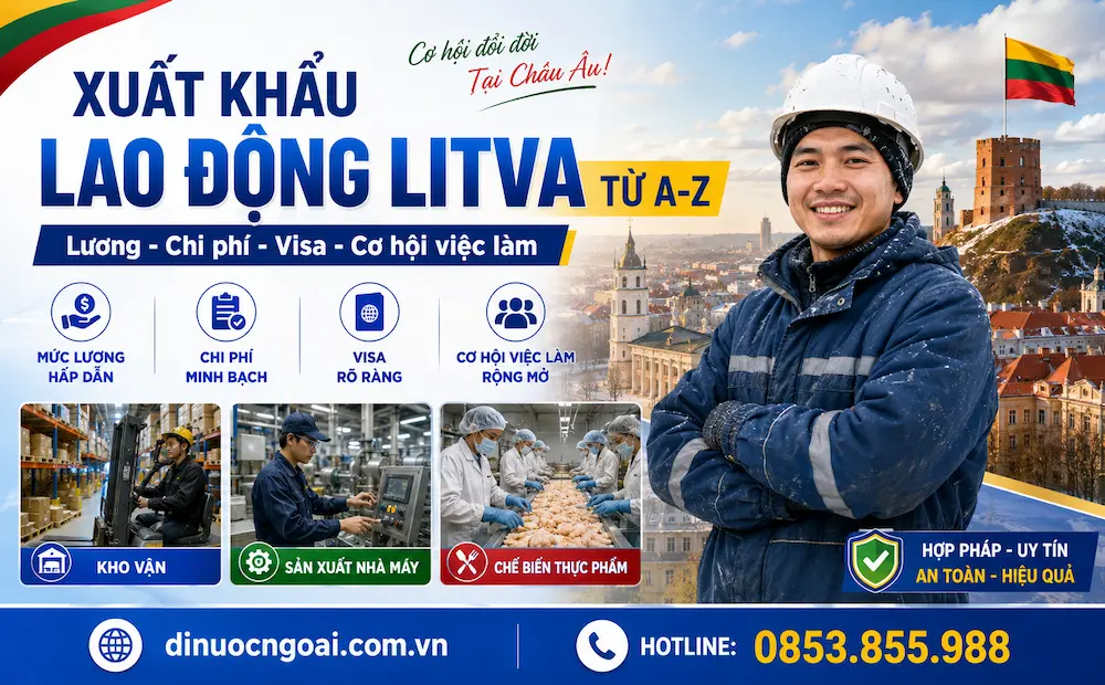 xuat khau lao dong litva - xkld litva uy tin - visa lithuania