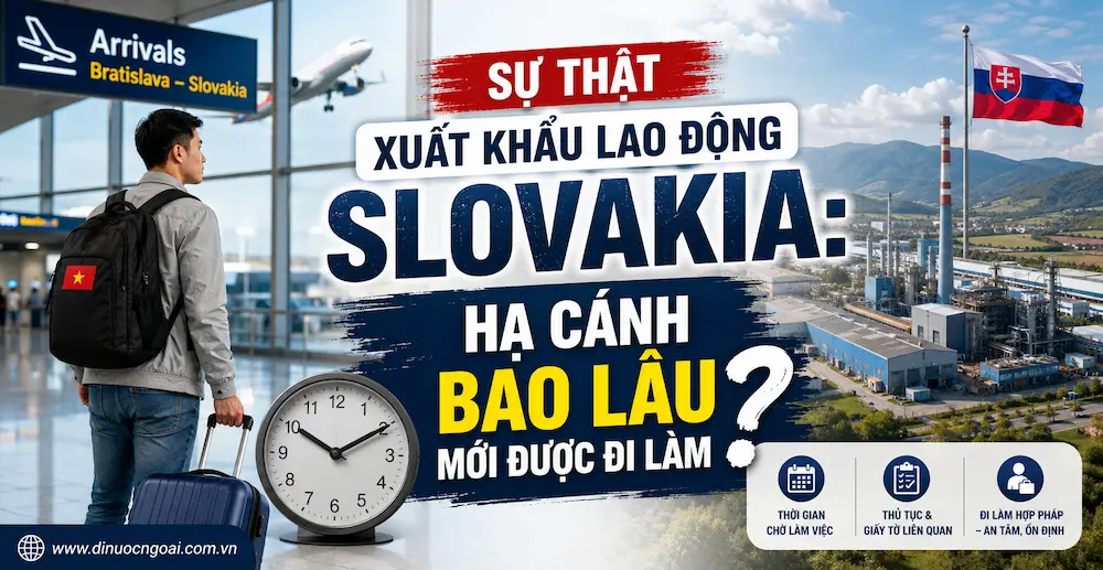 Sự thật xuất khẩu lao động Slovakia - có được đi làm ngay khi hạ cánh