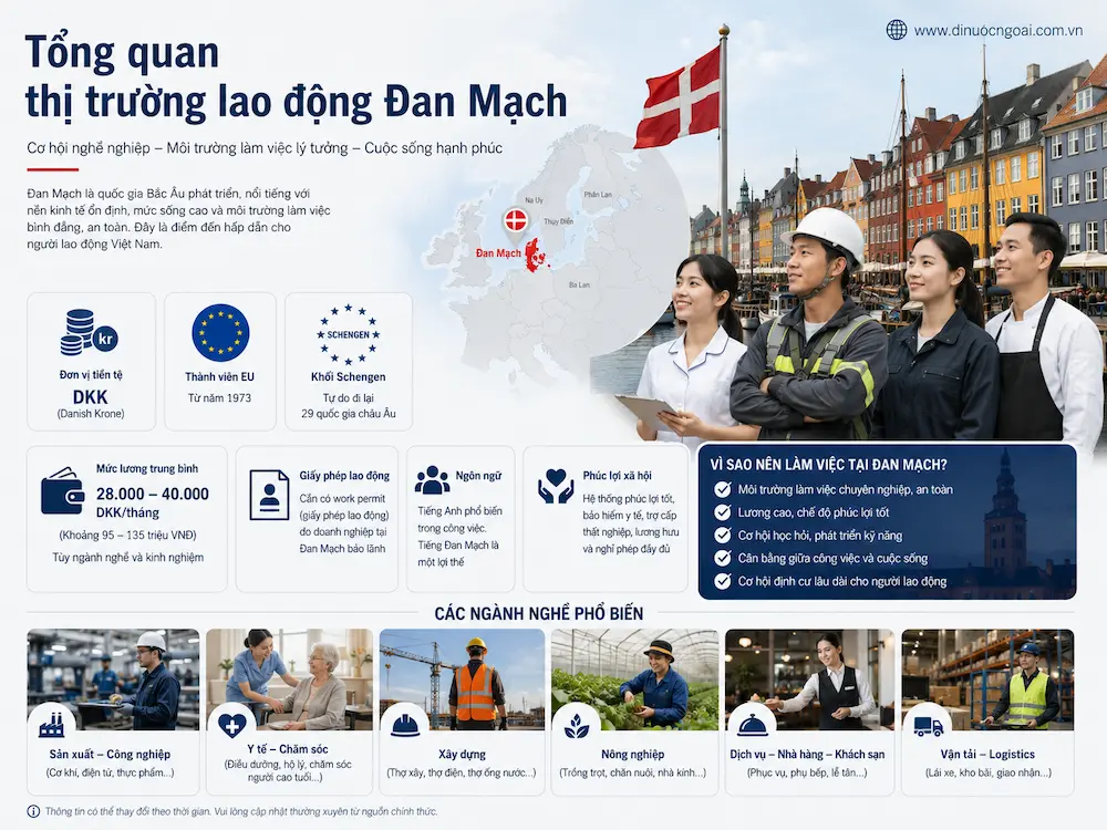 Tổng quan thị trường lao động Đan mạch