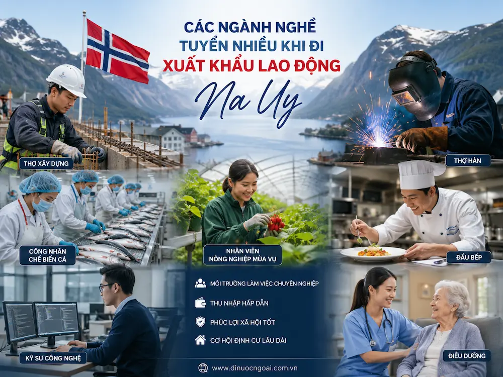 cac nganh nghe tuye dung nhieu khi di xuat khau lao dong na uy
