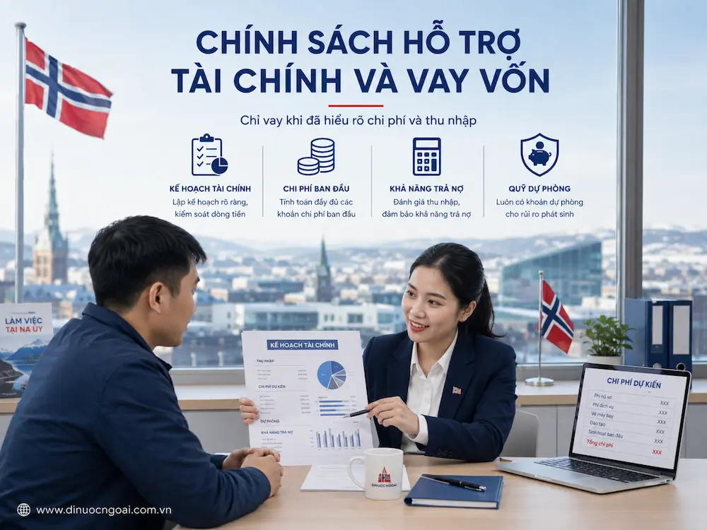 chinh sach ho tro tai chinh va vay von di xuat khau lao dong na uy