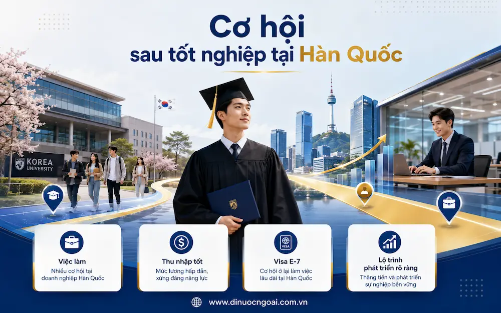 Du Học Hàn Quốc 2026: Cẩm Nang Toàn Diện Từ A-Z Cho Học Sinh & Phụ Huynh 8 du hoc han quoc - co hoi sau khi tot nghiep tai han quoc