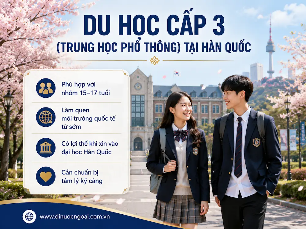 Du Học Hàn Quốc 2026: Cẩm Nang Toàn Diện Từ A-Z Cho Học Sinh & Phụ Huynh 5 du hoc han quoc he cap 3