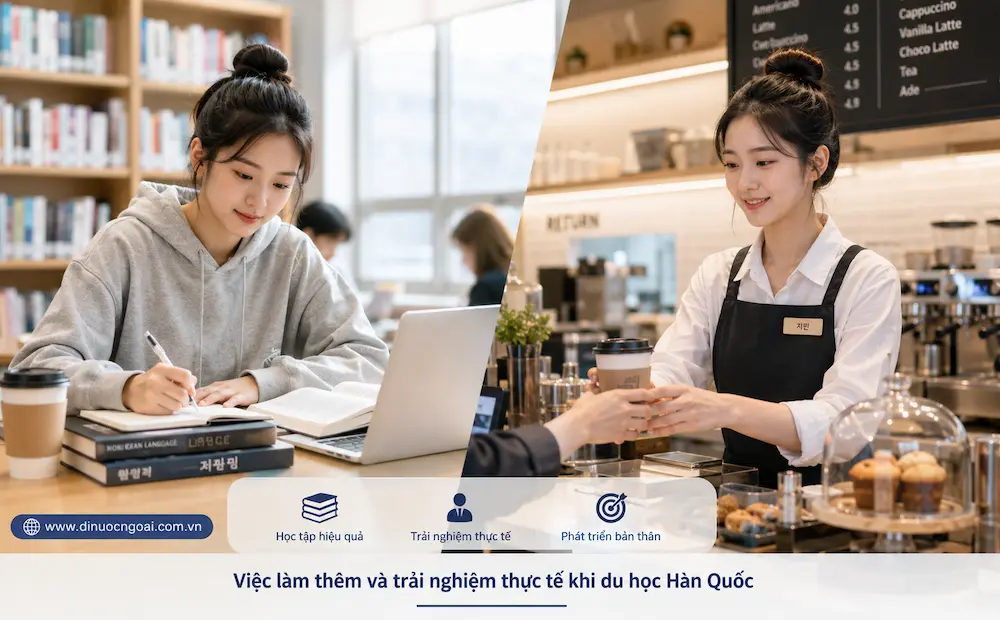Du Học Hàn Quốc 2026: Cẩm Nang Toàn Diện Từ A-Z Cho Học Sinh & Phụ Huynh 24 du hoc sinh o han quoc di lam them