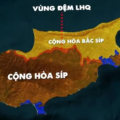 phân biệt 2 vùng đảo sip - cộng hòa sip (nam sip) và cộng hòa bắc sip