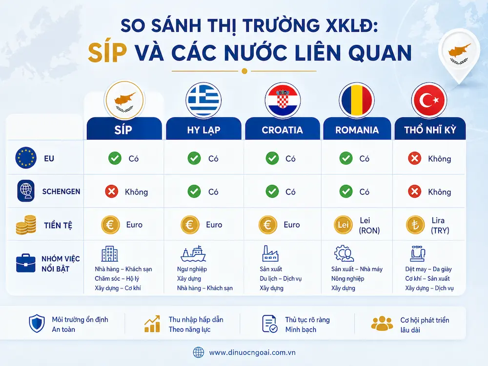 so sanh thi truong xkld dao sip voi cac nuoc chau au khac