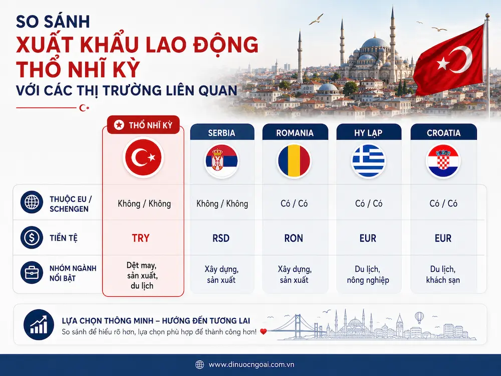 so sanh xuat khau lao dong tho nhi ky voi các nuoc chau au khac