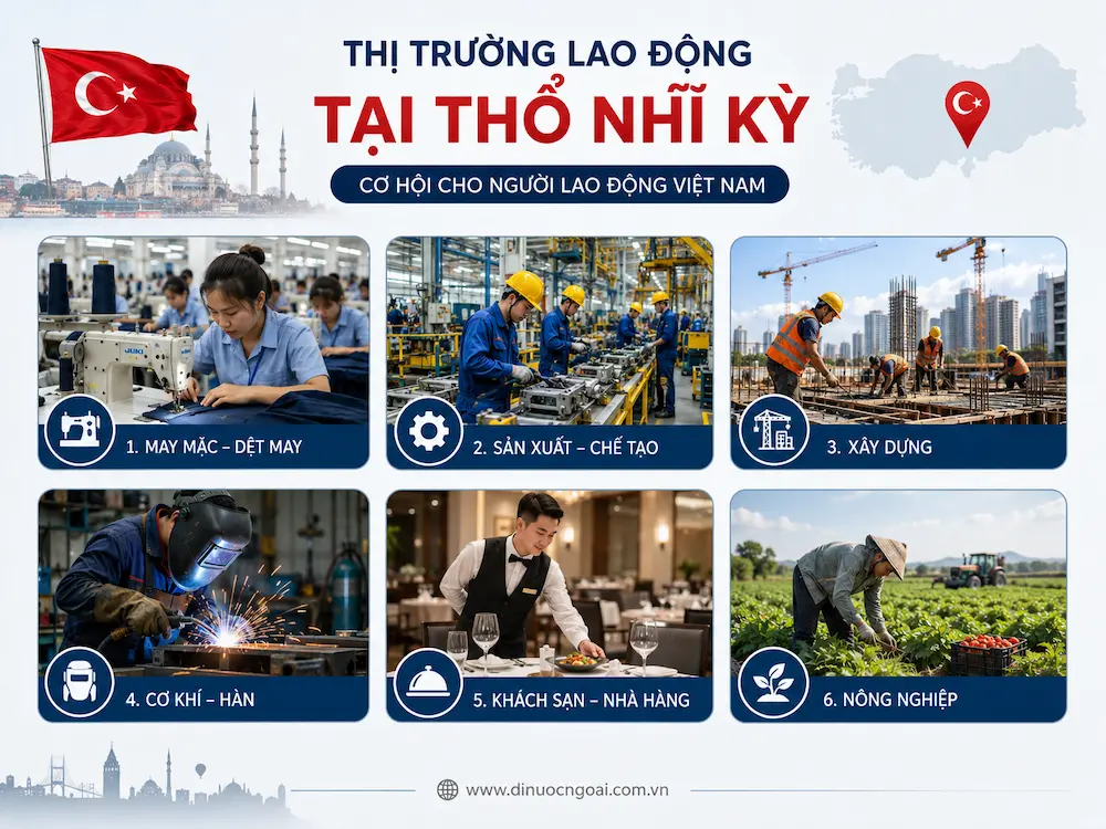 việc làm Thổ Nhĩ Kỳ cho lao động Việt Nam