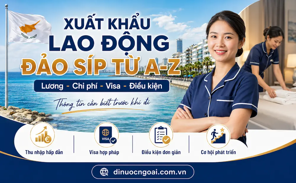 Xuất khẩu lao động Síp từ A-Z: công việc, lương, điều kiện, chi phí và cách chọn công ty XKLĐ Síp uy tín