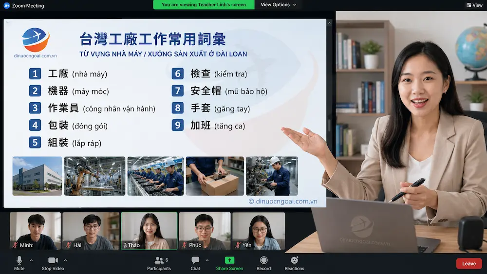Tuyển Dụng Giáo Viên Tiếng Trung Online Đào Tạo XKLĐ Đài Loan